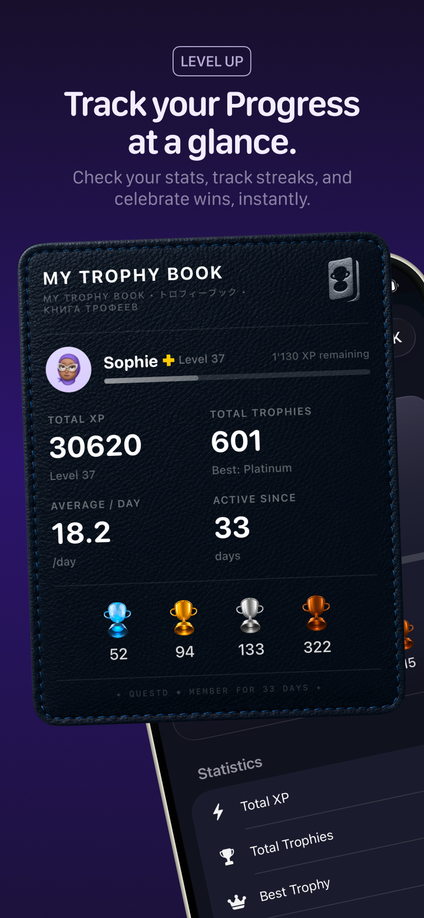 Profile and progress tracking